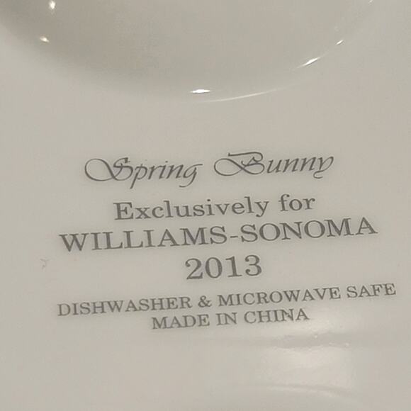 Williams Sonoma Devil Egg Ceramic Platter 12 Count White Gold Trim Serving Dish - Picture 2 of 7